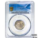 1913 Buffalo Nickel PCGS MS66 Type 1