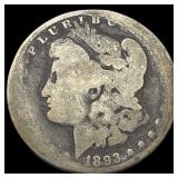 1893-CC Morgan Silver Dollar NICELY  CIRCULATED