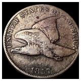 1857 Flying Eagle Cent LIGHTLY CIRCULATED
