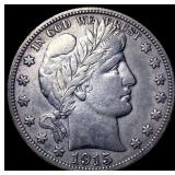 1915-S Silver Barber Half Dollar NEARLY UNCIRCULAT