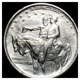 1925 Stone Mountain Silver Half Dollar CLOSELY UNC