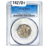 1928-D Standing Liberty Quarter PCGS MS64