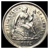 1872-S Silver Half Dime UNCIRCULATED