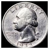 1932-D Silver Washington Quarter CLOSELY UNCIRCULA