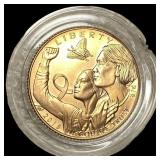 2018-W .21676oz Gold $5 Breast Cancer GEM  PROOF