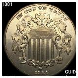 1881 Shield Nickel UNCIRCULATED