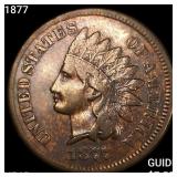 1877 Indian Head Cent NEARLY UNCIRCULATED