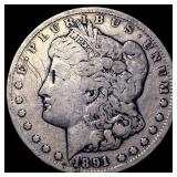 1891-CC Silver Morgan Dollar LIGHTLY CIRCULATED