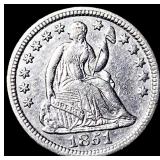 1851 Silver Half Dime CLOSELY UNCIRCULATED