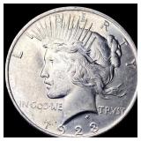 1923 Silver Peace Dollar CHOICE BU