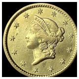 1851 Gold $1 Liberty Head Type 1 UNCIRCULATED