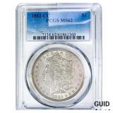 1882-CC Morgan Silver Dollar PCGS MS62