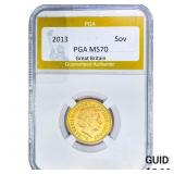 2013 Sov Great Britian PGA MS70