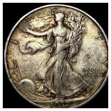 1937-S Silver Half Dollar Walking Liberty NEARLY U