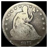 1877 Seated Liberty Half Dollar NICELY  CIRCULATE