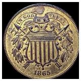 1865 Two-Cent Piece UNCIRCULATED