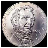 2009-P Silver $1 Lincoln Commemorative CHOICE BU