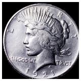 1921 Silver Peace Dollar CLOSELY UNCIRCULATED