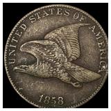 1858 Flying Eagle Cent ABOUT UNCIRCULATED