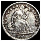 1840-O Silver Seated Liberty Dime CLOSELY UNCIRCUL
