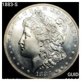 1883-S Morgan Silver Dollar CHOICE BU PL