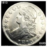 1813 Capped Bust Half Dollar CHOICE AU
