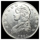 1834 Silver Capped Bust Half Dollar CLOSELY  UNCI