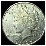 1924-S Peace Silver Dollar UNCIRCULATED