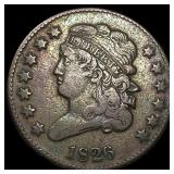 1826 Classic Head Half Cent CLOSELY  UNCIRCULATED