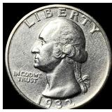 1932-S Silver Washington Quarter UNCIRCULATED