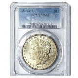 1878-CC Morgan Silver Dollar PCGS MS63