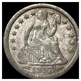 1853-O Seated Liberty Dime (Arrows) LIGHTLY  CIRC