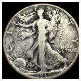 1919 Walking Liberty Half Dollar LIGHTLY  CIRCULA
