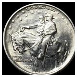 1925 Stone Mountain Silver Half Dollar GEM BU