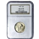 1929 Standing Liberty Quarter NGC MS67 FH