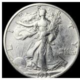 1933-S Silver Walking Liberty Half Dollar  CHOICE
