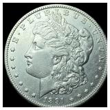 1891-CC Silver Morgan Dollar NEARLY  UNCIRCULATED