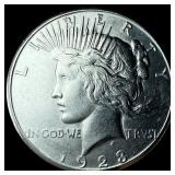 1923-S Silver Peace Dollar CHOICE BU