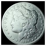 1890-CC Silver Morgan Dollar NEARLY  UNCIRCULATED