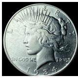 1934-D Silver Peace Dollar UNCIRCULATED
