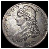 1833 Capped Bust Half Dollar NEARLY  UNCIRCULATED