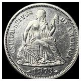 1873 Silver Dime Arrows UNCIRCULATED