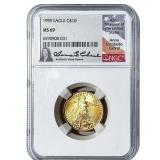 1999 $10 Gold American Eagle 1/4oz NGC MS69