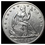 1855-O Silver Half Dollar CLOSELY  UNCIRCULATED