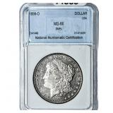 1898-O Morgan Silver Dollar NNC MS66 DMPL