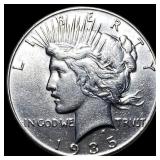 1935 Silver Peace Dollar CLOSELY UNCIRCULATED