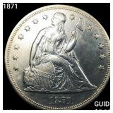 1871 Seated Liberty Dollar UNCIRCULATED