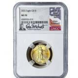 2022 $10 Gold American Eagle 1/4oz NGC MS70