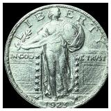 1923 Silver Standing Liberty Quarter  UNCIRCULATE