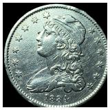 1834 Silver Capped Bust Quarter CLOSELY  UNCIRCUL